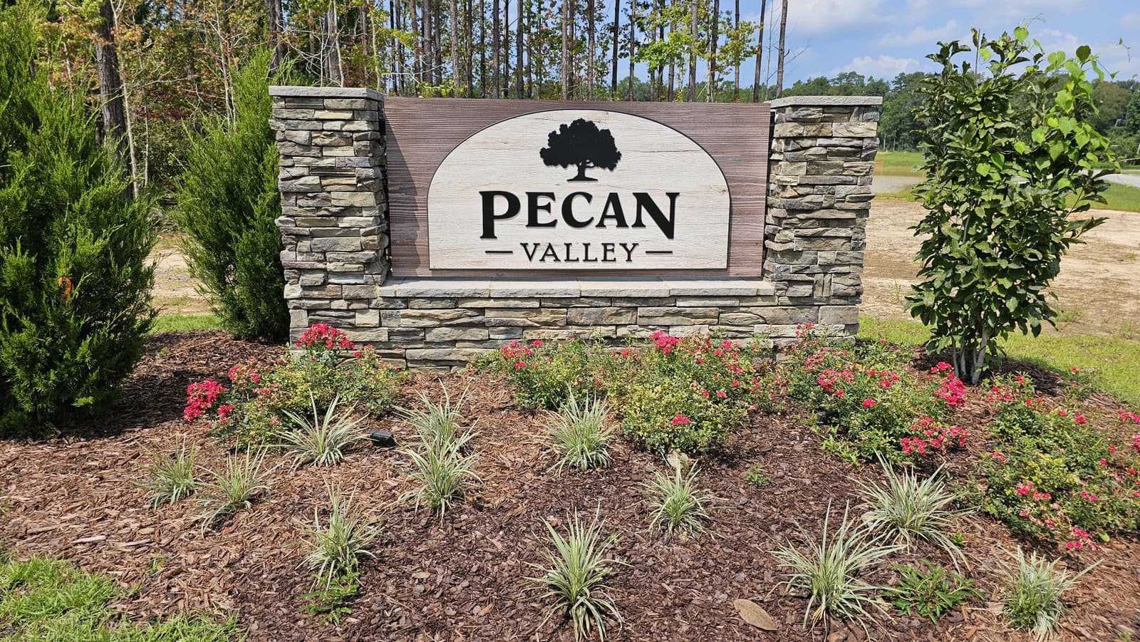 Pecan Valley community entrance