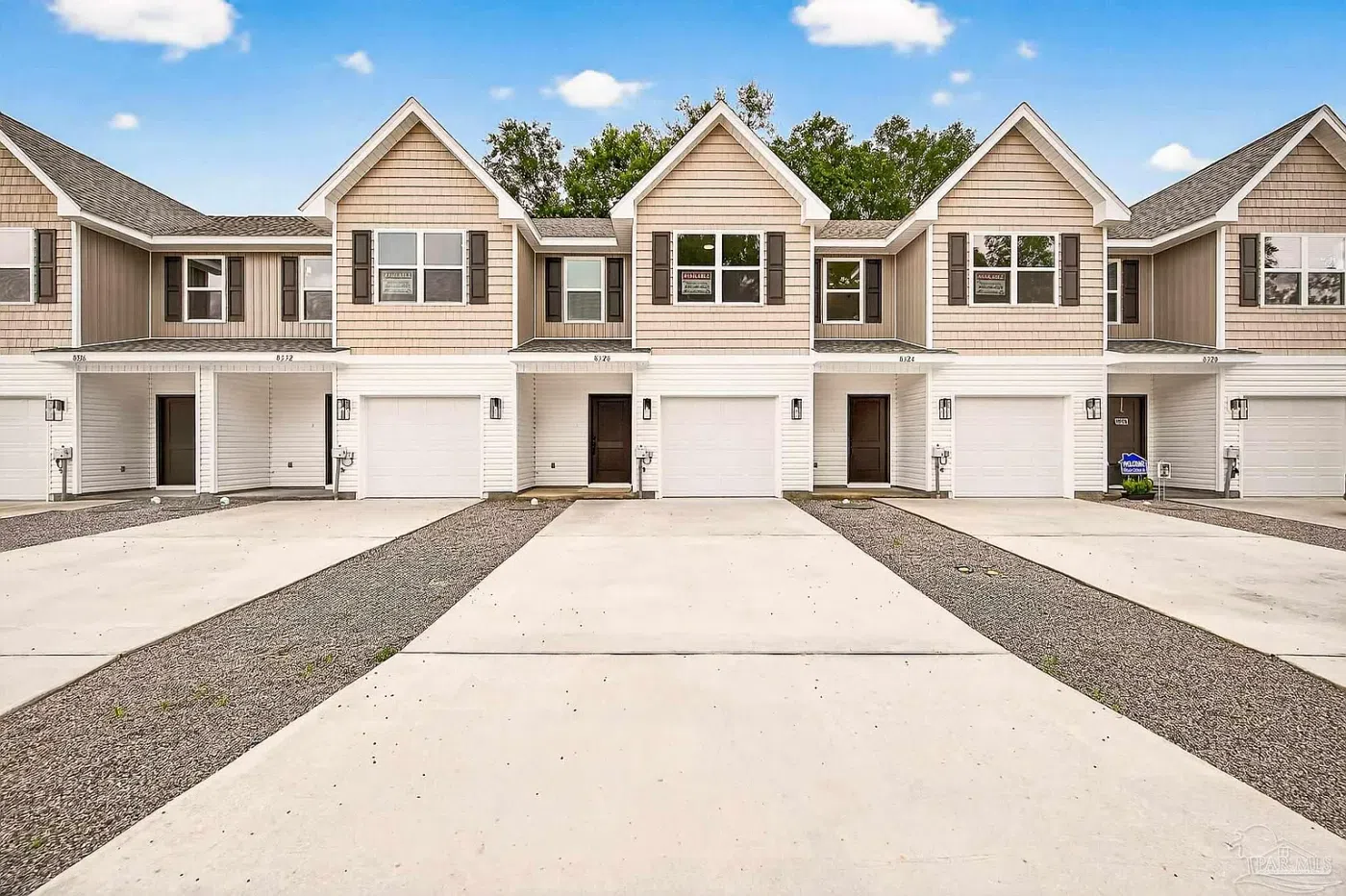 Adams Homes 1543 Townhome - Representative exterior, Highland Ridge