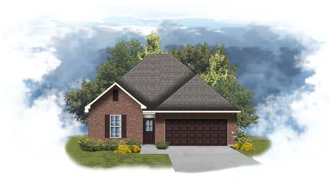 DSLD Homes Arietta IV A - Representative exterior, Gaineswood
