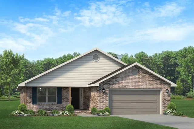 Adams Homes 1820 - Representative exterior, Pine Top