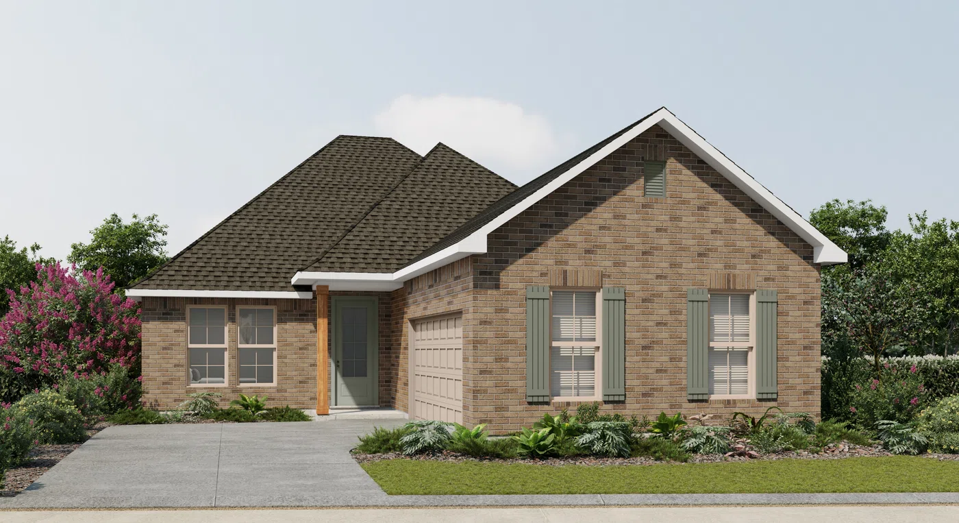DSLD Homes Manet II A - Representative exterior, Gaineswood