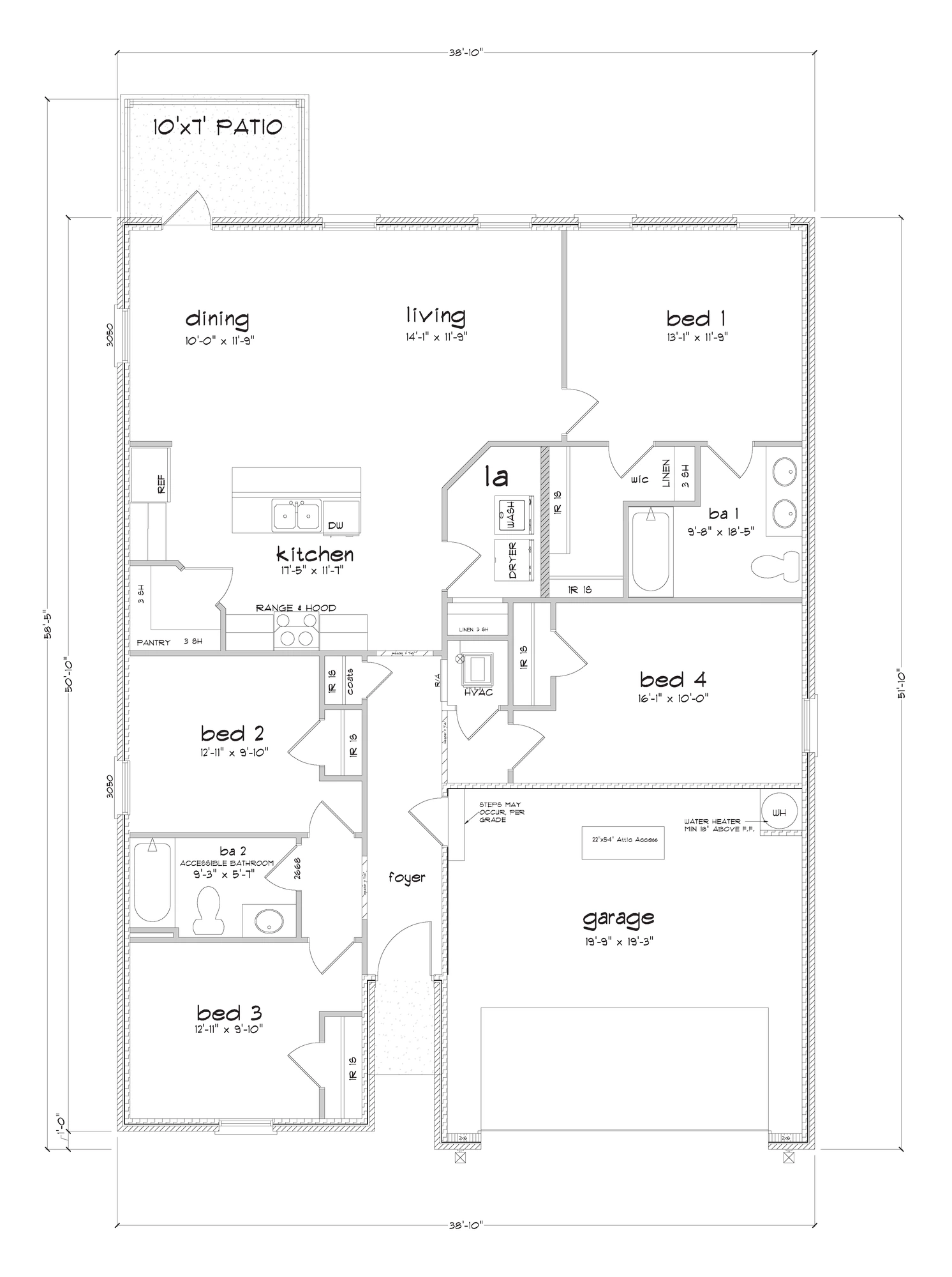 D.R. Horton Shelby - Floor-plan drawing, Blackwater Ridge