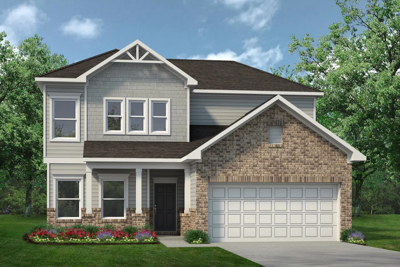Smith Douglas Homes The Georgetown II - Representative exterior, Summerlyn Park
