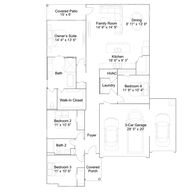 Lennar Astoria - Floor-plan drawing, Greenfields