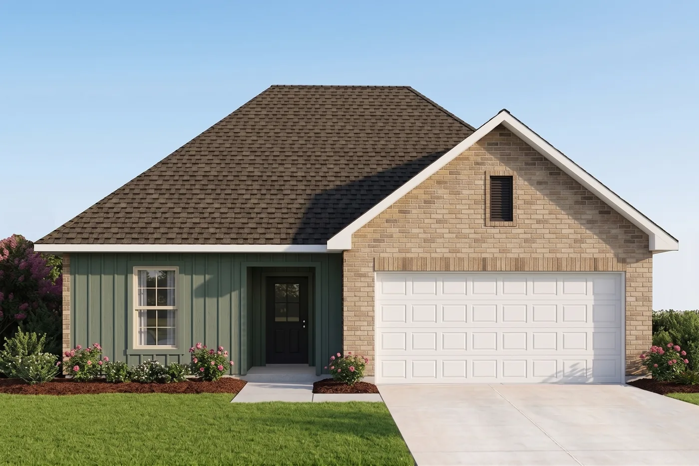 DSLD Homes Nolana IV G - Representative exterior, Iron Rock