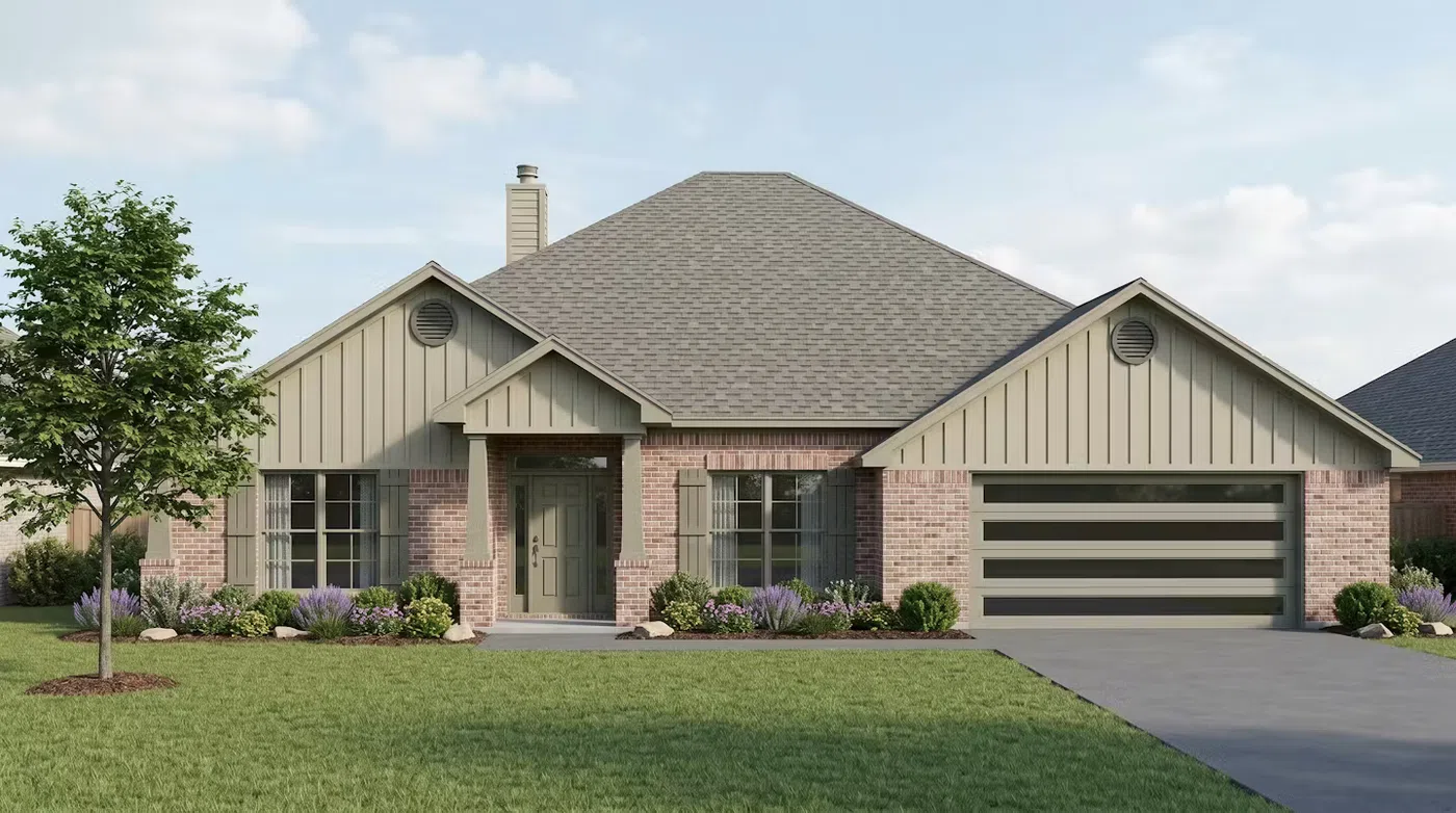 Adams Homes 2814 - Representative exterior, Briar Rose
