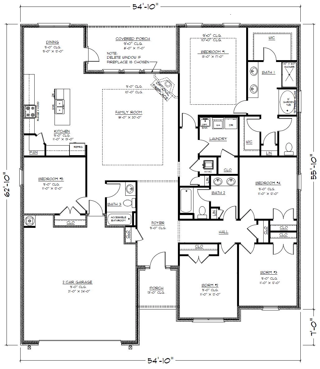 D.R. Horton Kaden - Floor-plan drawing, Harvest Green East