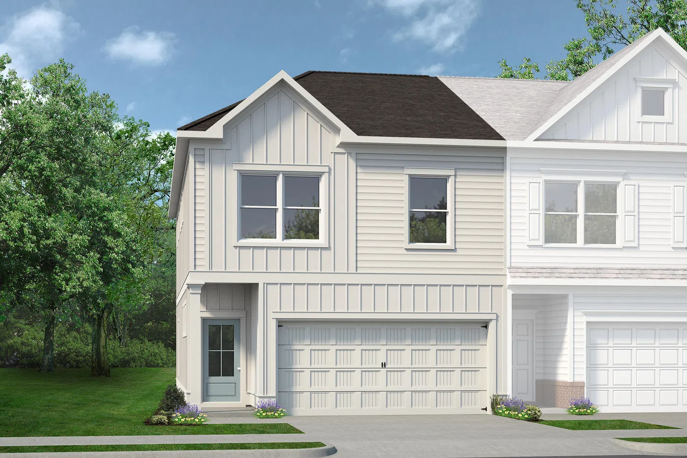 Smith Douglas Homes The Ellison II - Representative exterior, Landing at Oyster Bay