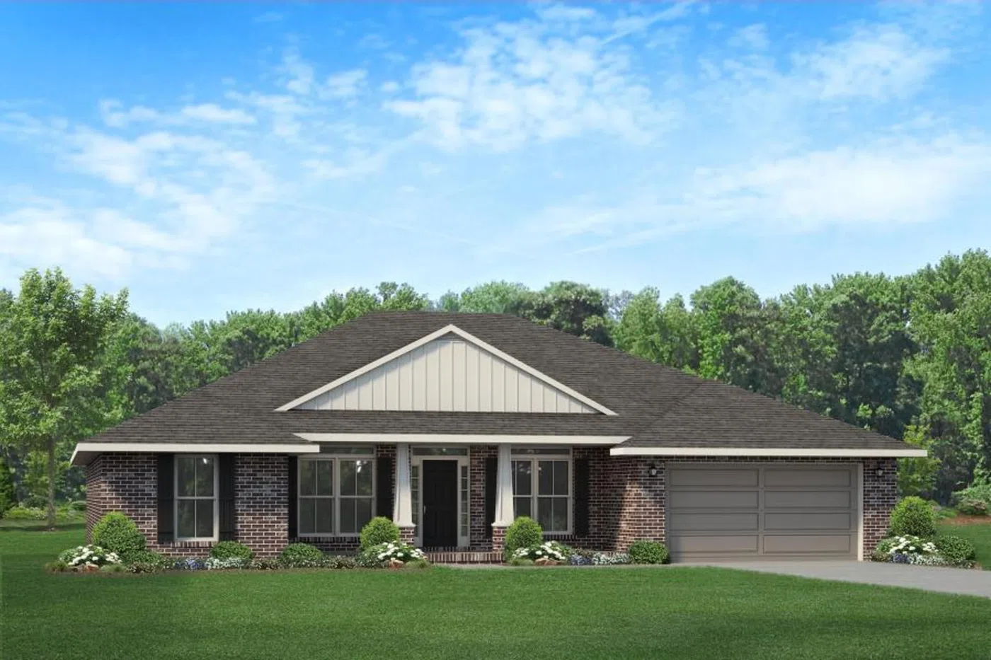 Adams Homes 2202-0 - Representative exterior, Forest Park