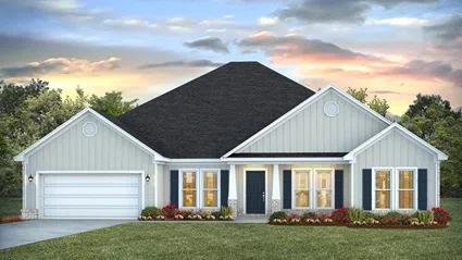 D.R. Horton Kingston - Representative exterior, Ivey Ridge