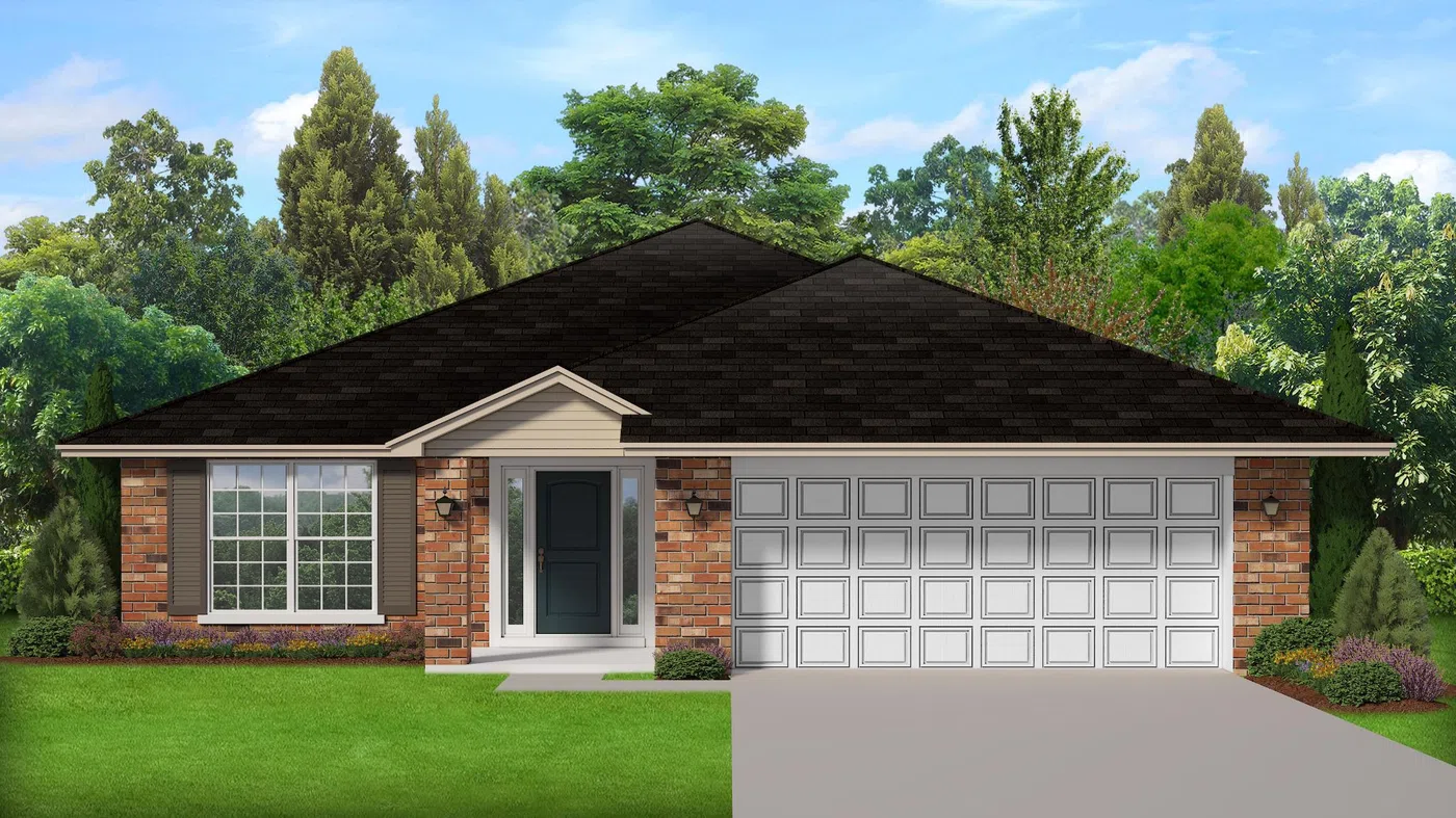 Adams Homes 2020 - Representative exterior, Heritage Landing