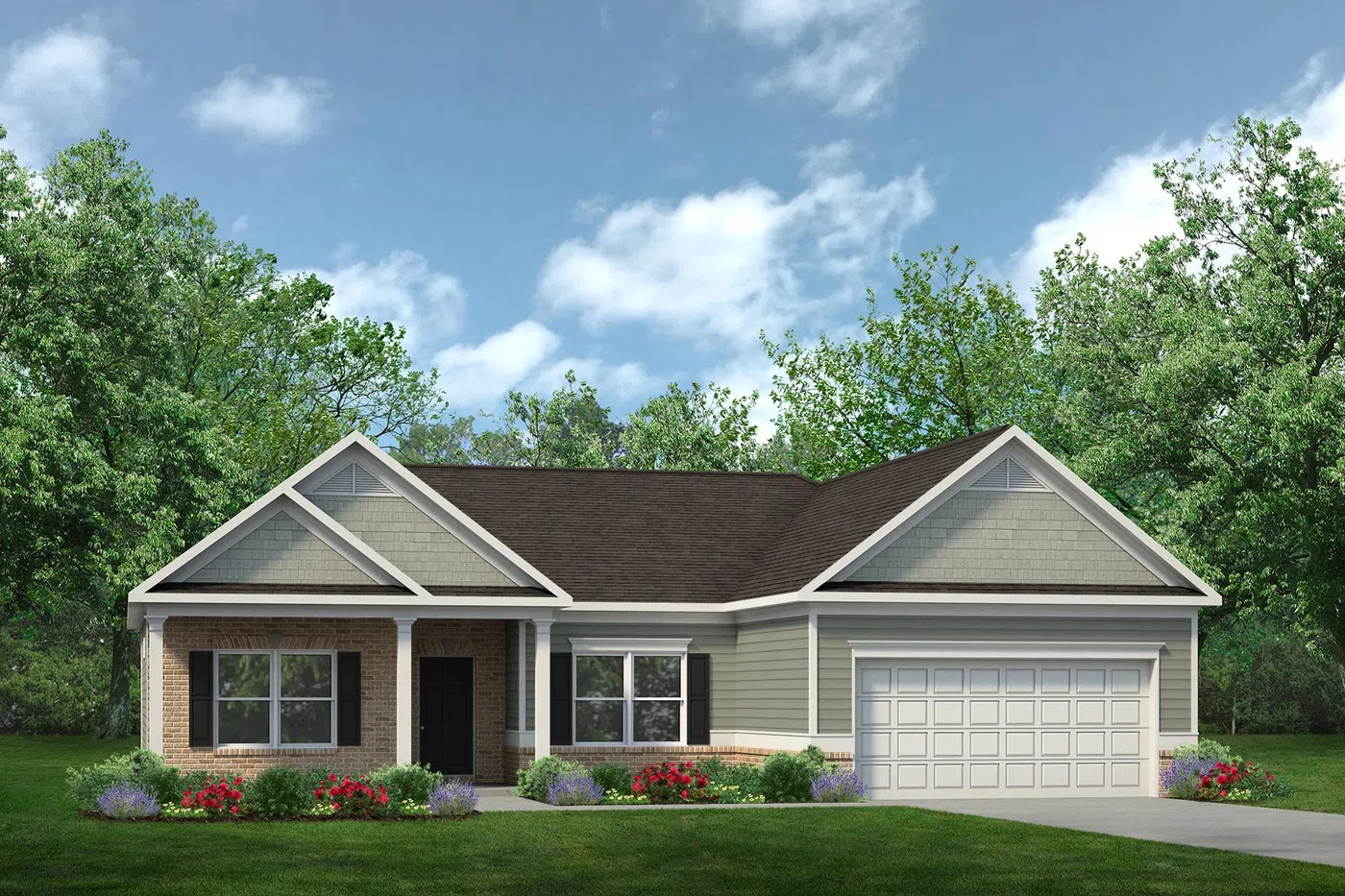 Smith Douglas Homes The Vinings - Representative exterior, Sailor’s Landing
