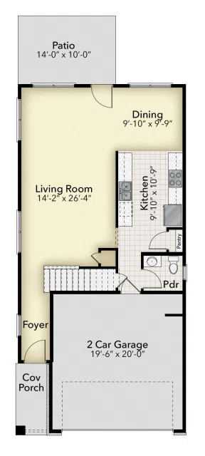 Adams Homes 1817 - Floor-plan drawing, Pine Top