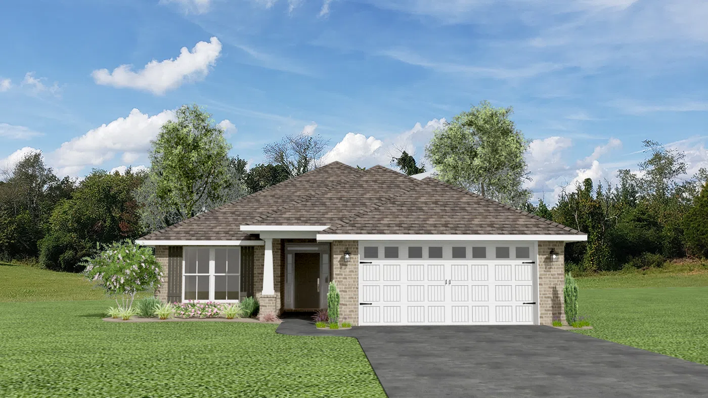 Adams Homes 1820-2 - Representative exterior, Paxton Farms