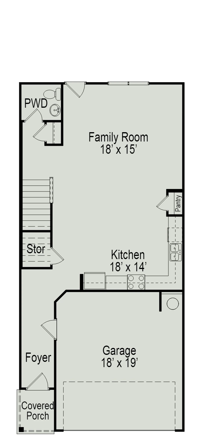 Smith Douglas Homes The Ellison II - Floor-plan drawing, Landing at Oyster Bay