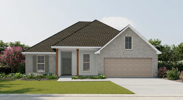 DSLD Homes Hickory III H - Representative exterior, Palmetto Crossing