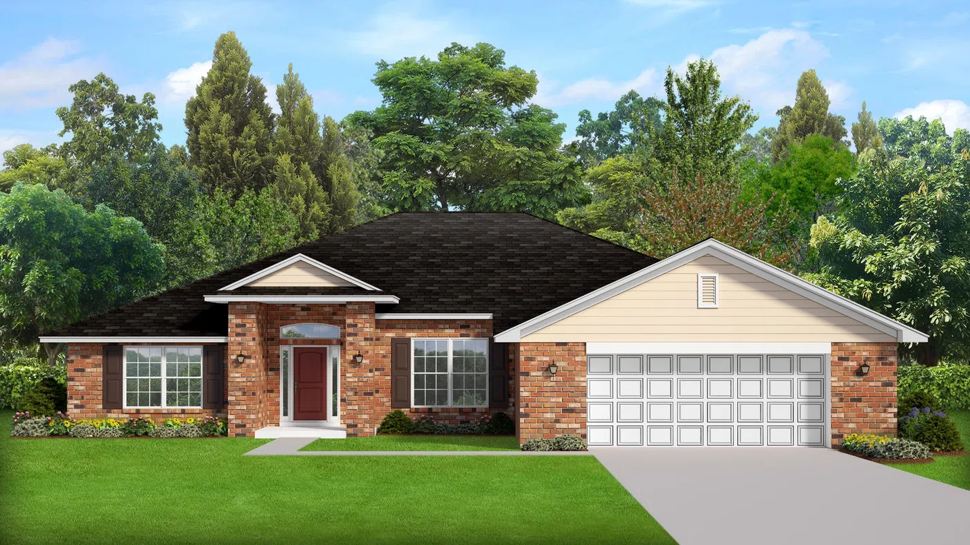 Adams Homes 2508 - Representative exterior, Forest Park