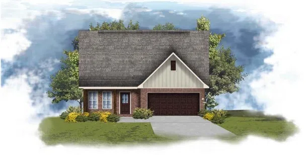 DSLD Homes Aberdeen V H - Representative exterior, Eagle Pointe