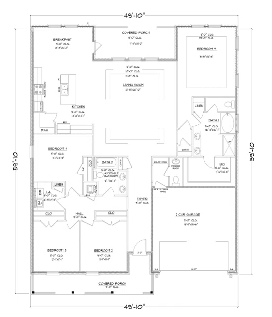 D.R. Horton Victoria - Floor-plan drawing, Churchill
