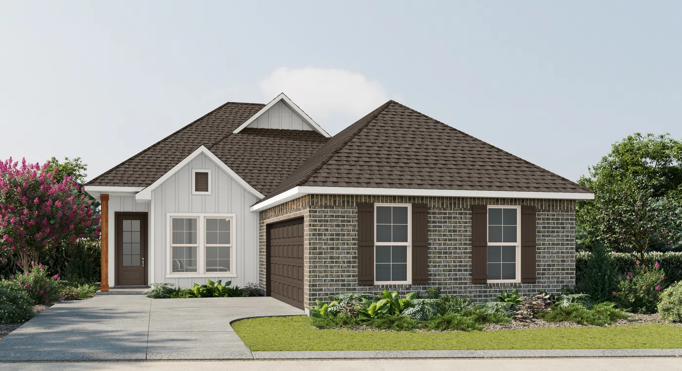 DSLD Homes Aubry III H - Representative exterior, Gaineswood
