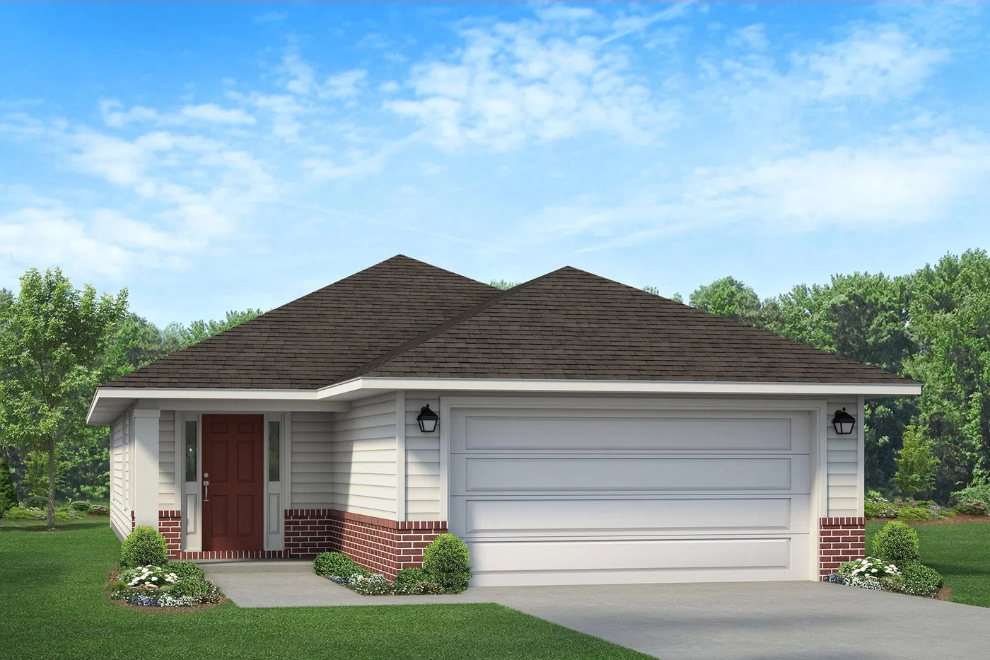 Adams Homes 1317 - Representative exterior, Allison Acres
