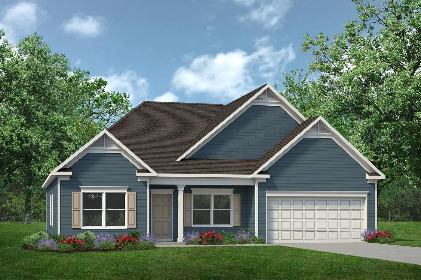 Smith Douglas Homes The Avery - Representative exterior, Summerlyn Park