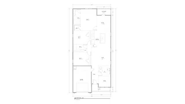 D.R. Horton The Julia - Floor-plan drawing, Blackwater Reserve