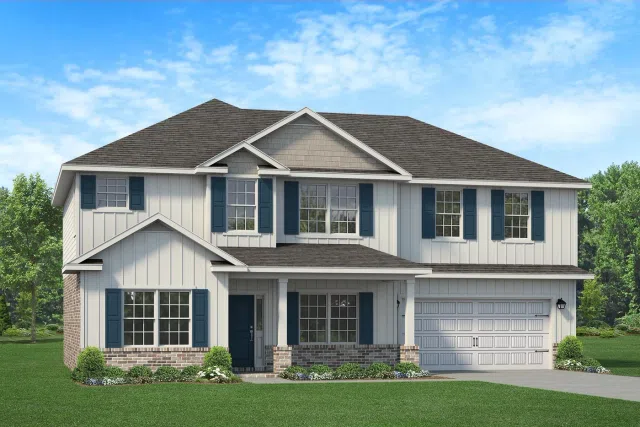 Adams Homes 2630 - Representative exterior, Pecan Valley