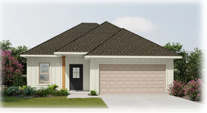 DSLD Homes Delano IV H - Representative exterior, Driftwood Lakes