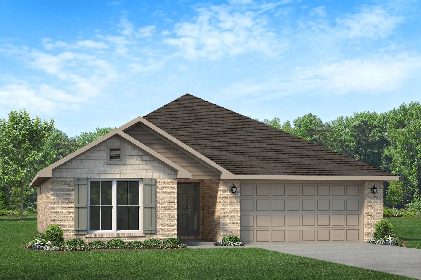 Adams Homes 1525 - Representative exterior, Amberley