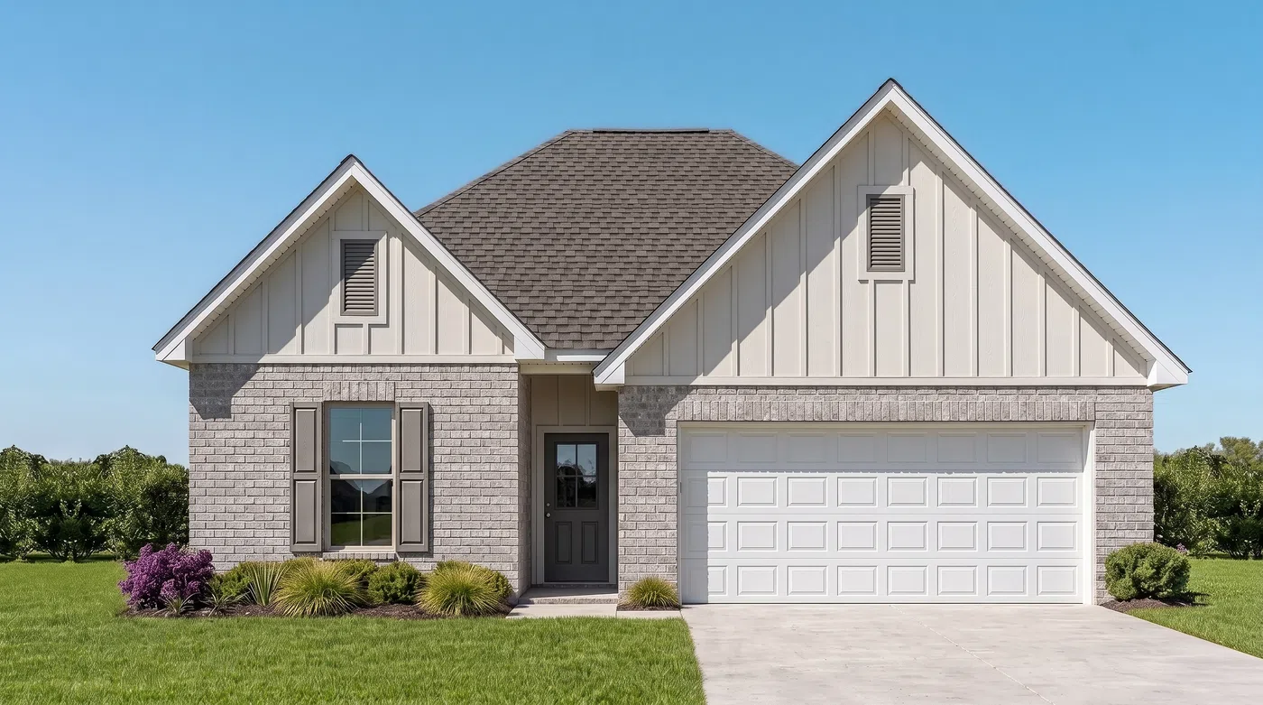 DSLD Homes Fremont III G - Representative exterior, Eagle Pointe