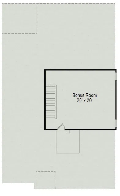 Smith Douglas Homes The Davenport II - Floor-plan drawing, Roans Mill