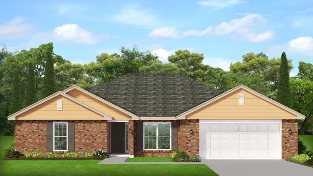 Adams Homes 2313 - Representative exterior, Pecan Valley
