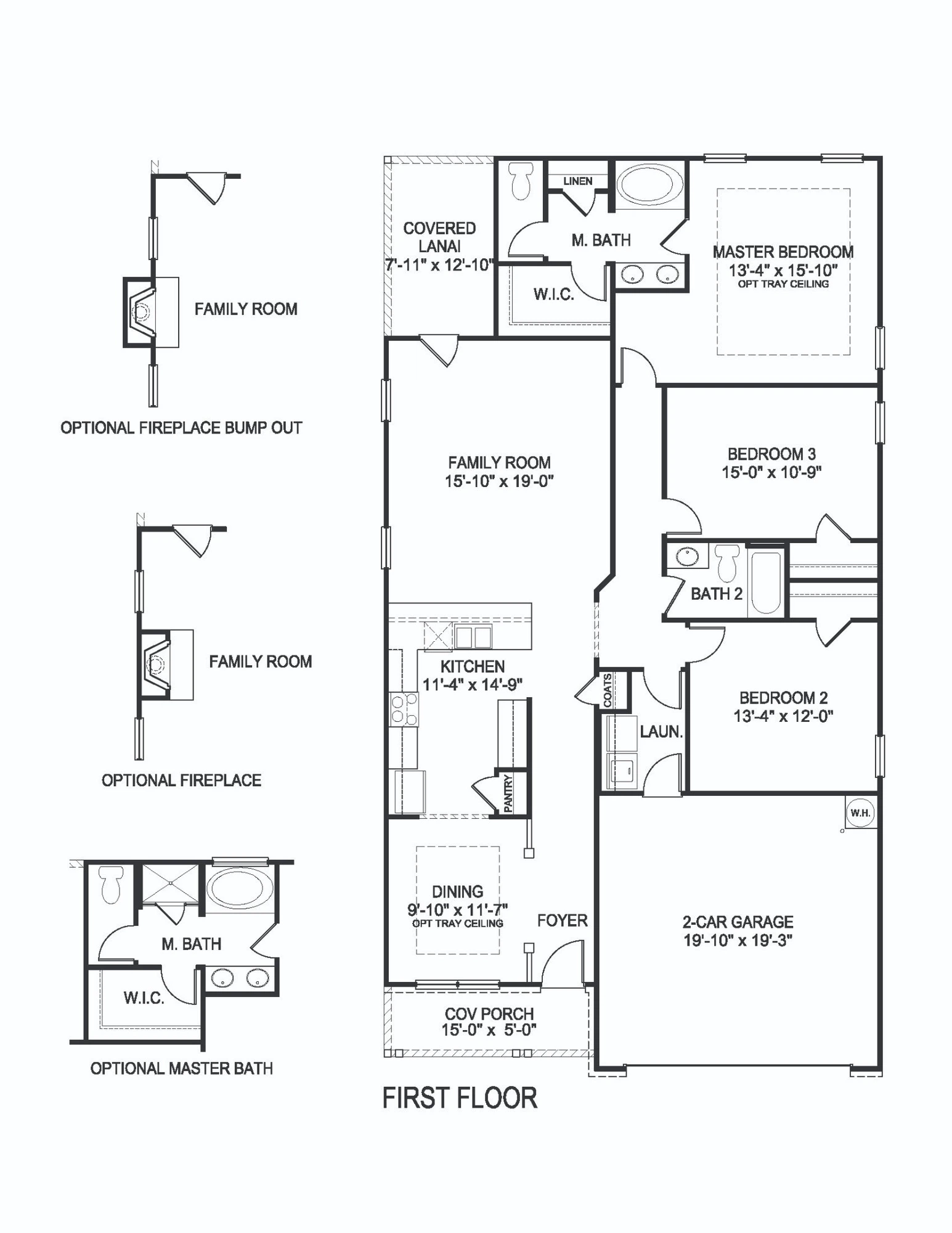 Adams Homes 1727 - Floor-plan drawing, Sandy Creek