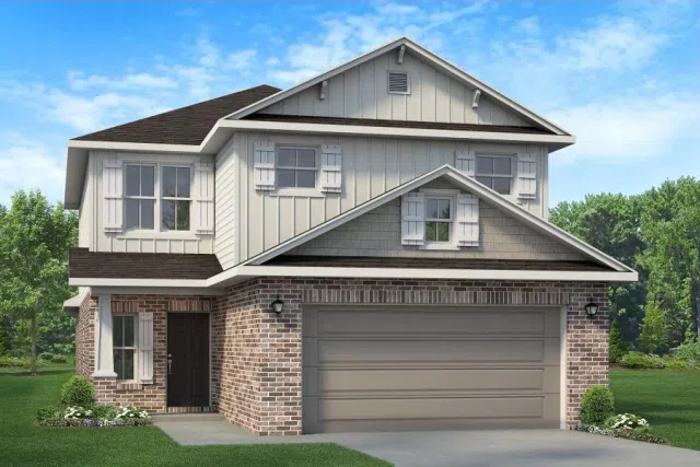 Adams Homes 2525 - Representative exterior, Parkland Place