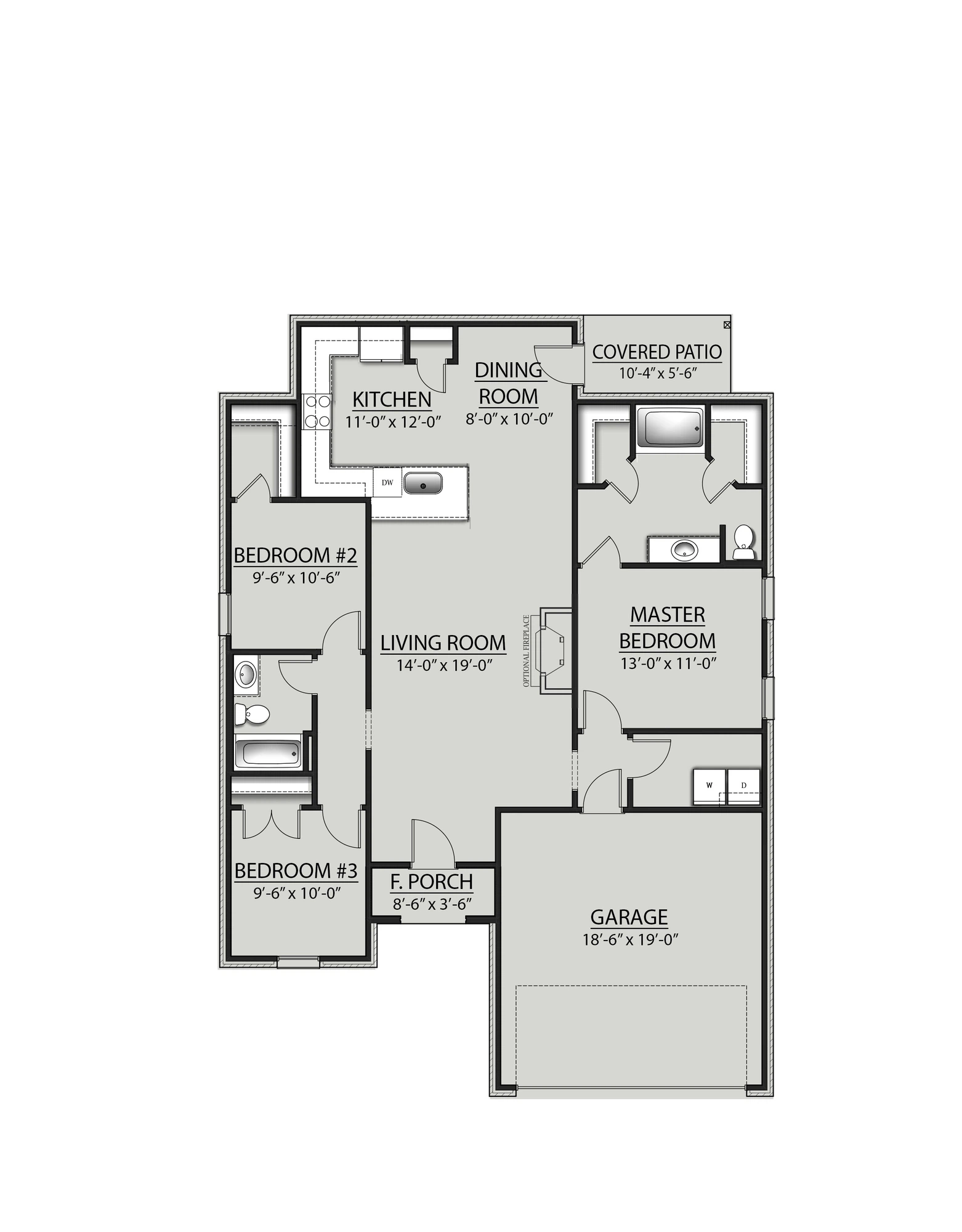 DSLD Homes Westerhold IV A - Floor-plan drawing, Eastgate Bend