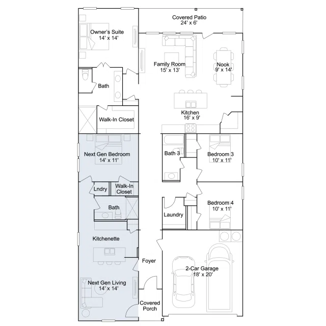 Lennar McCartney - Floor-plan drawing, Stonechase