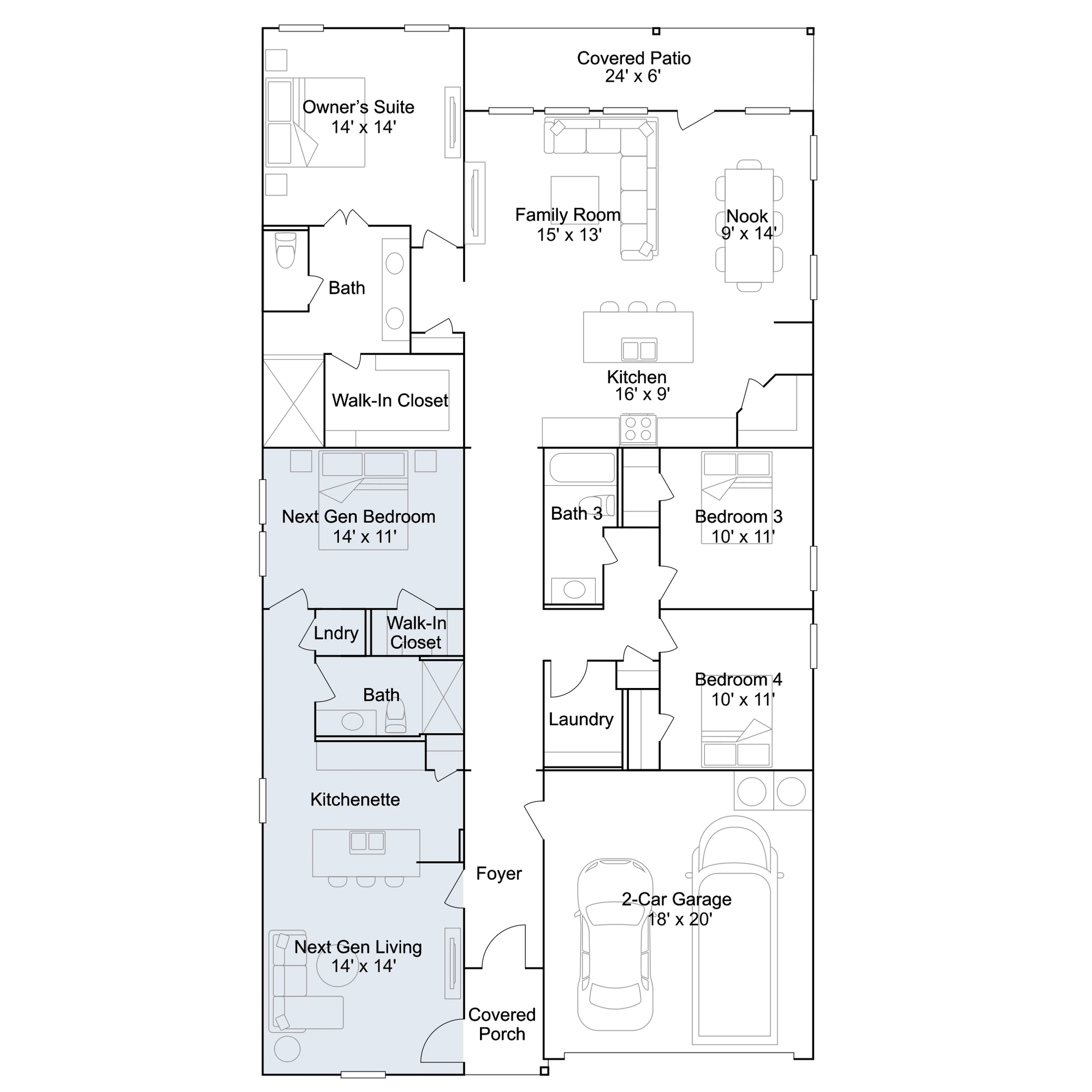 Lennar McCartney - Floor-plan drawing, Stonechase