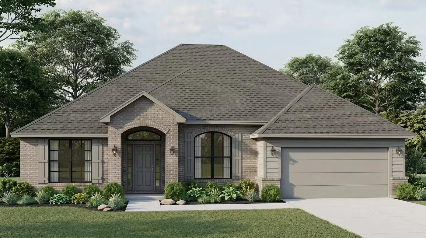 Adams Homes 2300 - Representative exterior, Colony Parke Estates
