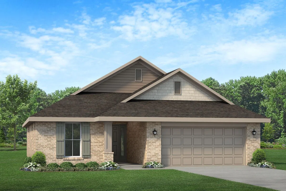 Adams Homes 1635-C - Representative exterior, Paxton Farms