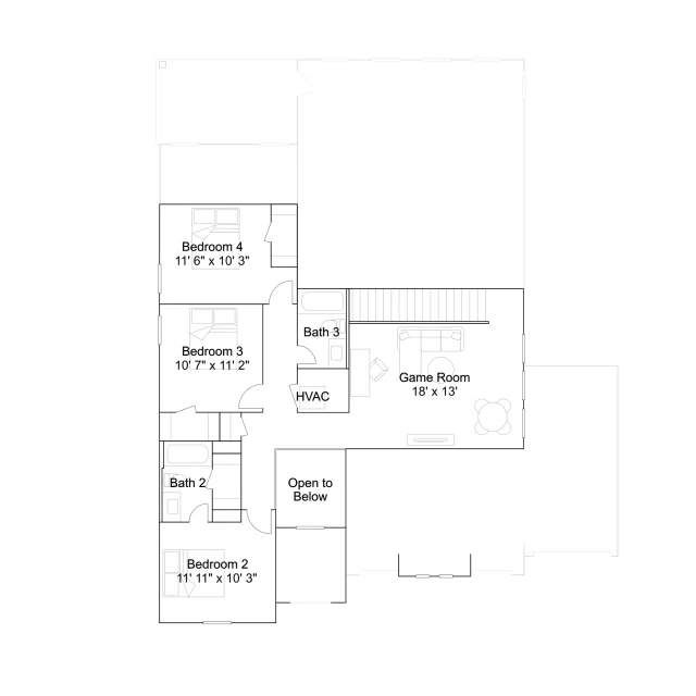 Lennar Roseman - Floor-plan drawing, Greenfields