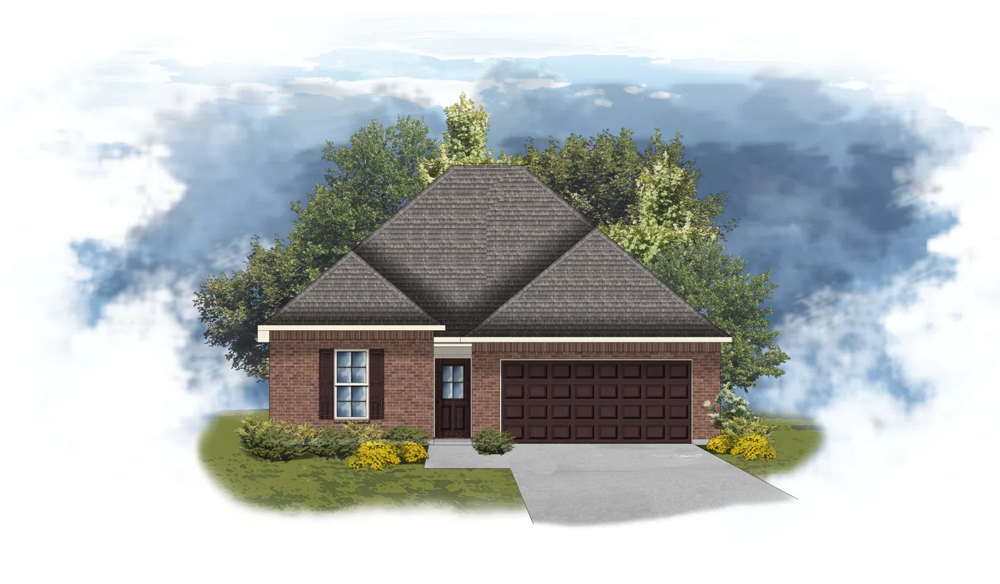 DSLD Homes Arietta IV B - Representative exterior, Gaineswood