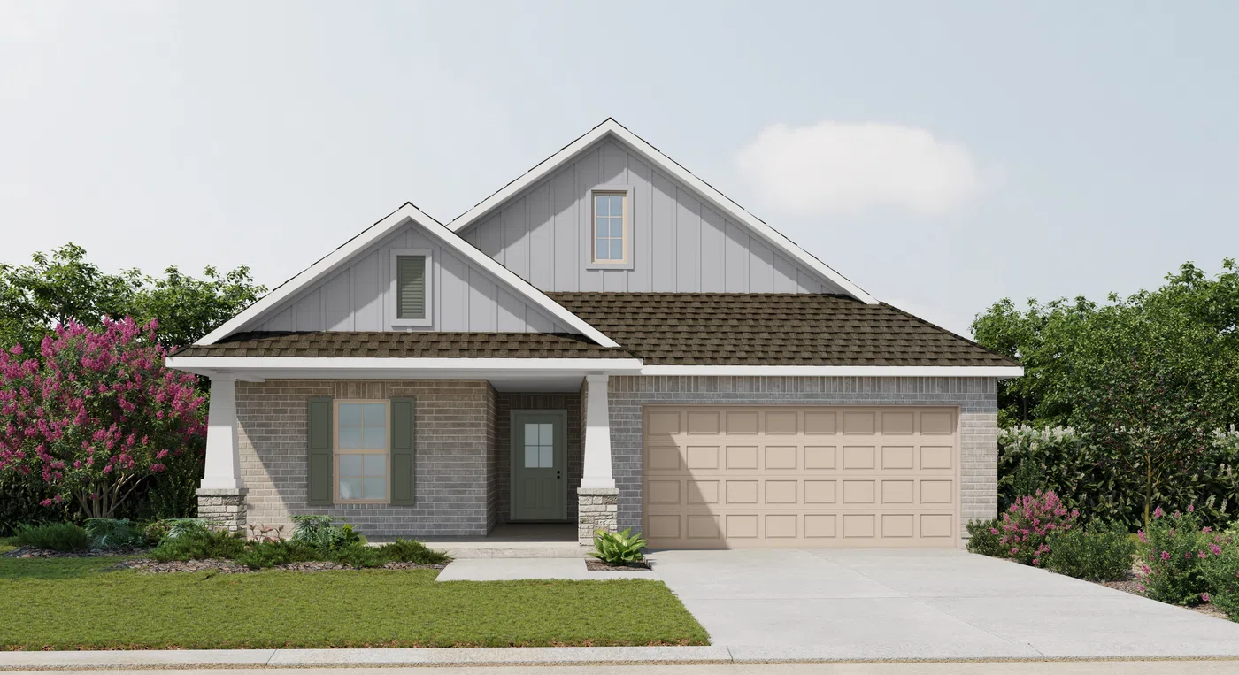 DSLD Homes Nolana IV I - Representative exterior, Savannah Estates