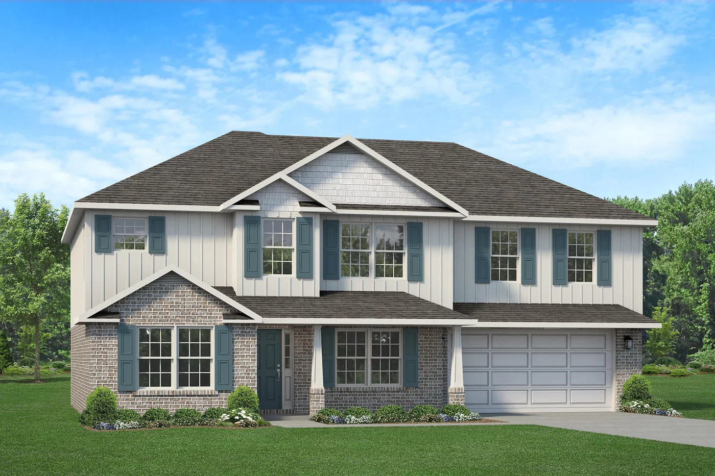 Adams Homes 2630 - Representative exterior, Parkland Place