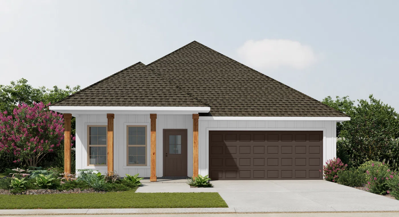 DSLD Homes Osmond V H - Representative exterior, Driftwood Lakes