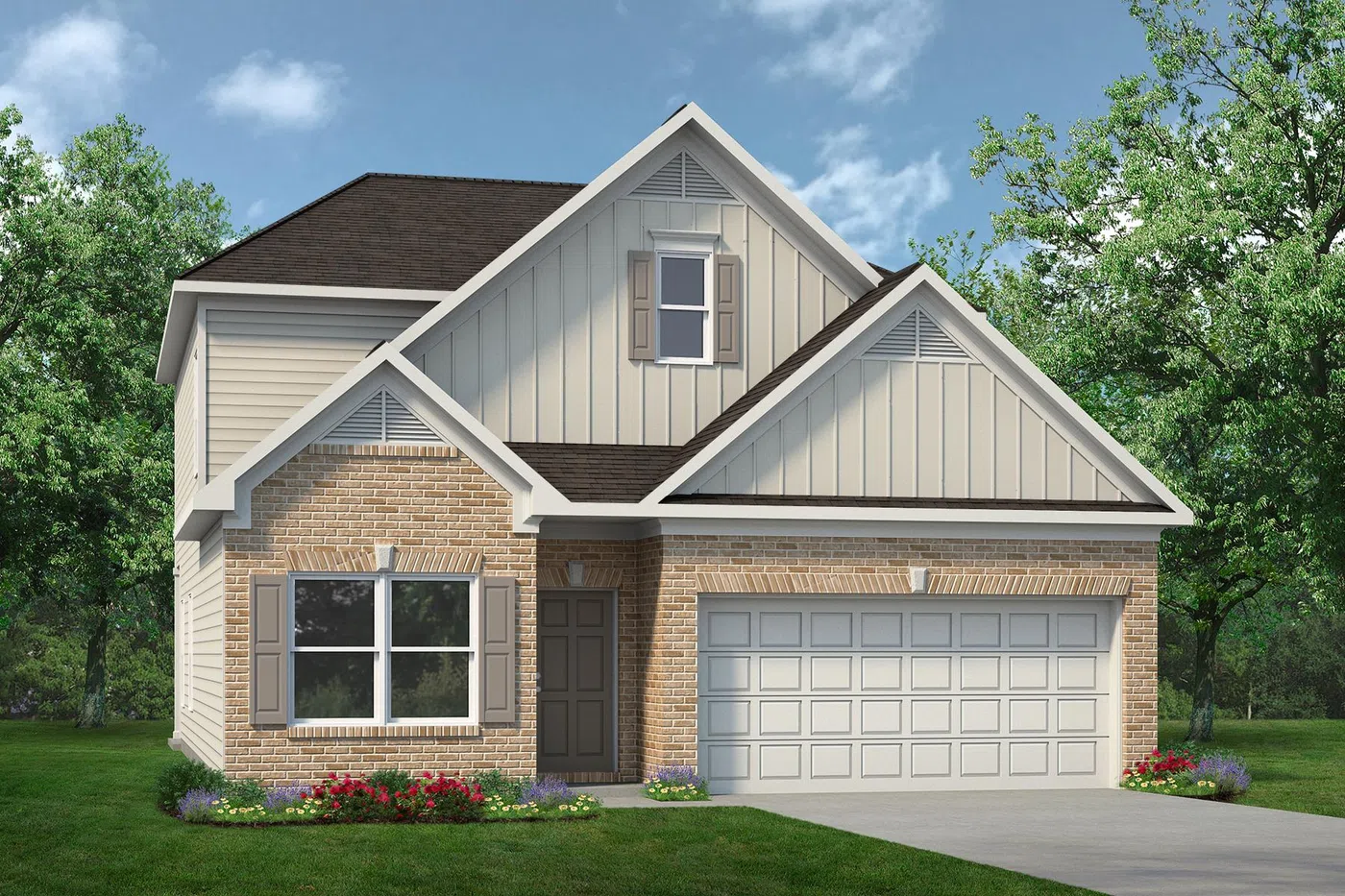 Smith Douglas Homes The Caldwell - Representative exterior, Roans Mill