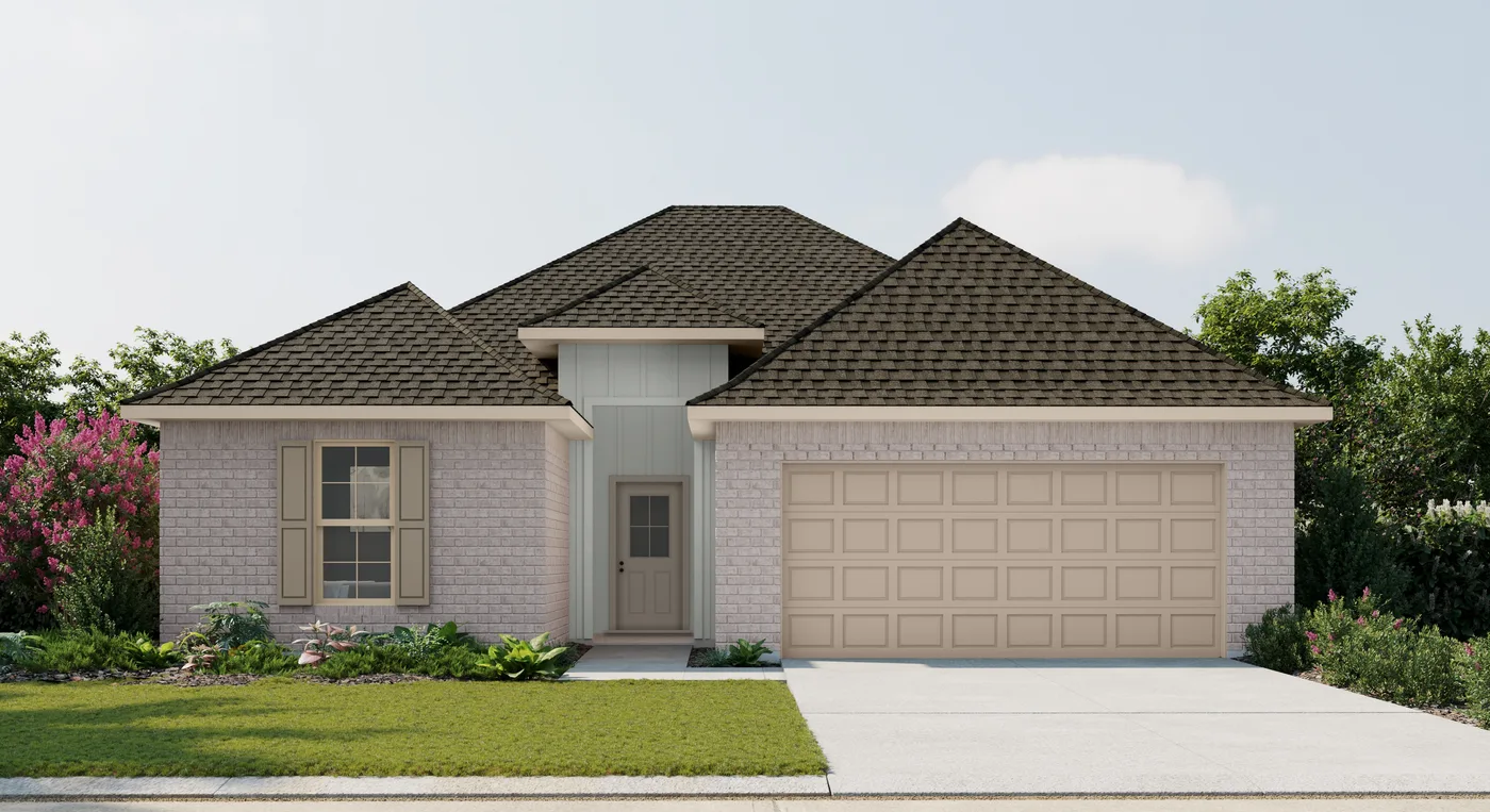 DSLD Homes Lasalle V G - Representative exterior, Palmetto Crossing