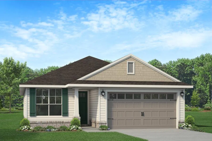 Adams Homes 1425 - Representative exterior, Sandy Creek