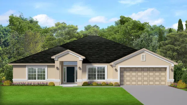 Adams Homes 2430 - Representative exterior, Blossom Grove