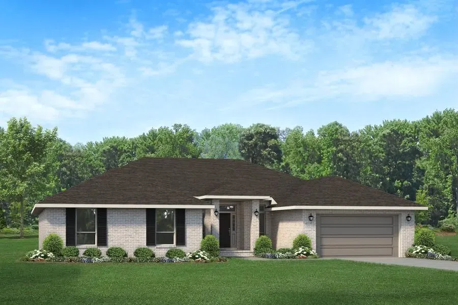 Adams Homes 2948 - Representative exterior, Pecan Valley